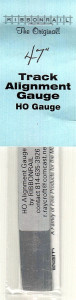 Ribbonrail ~ HO Scale ~ 5" Track Alignment Gauge ~ Curved ~ 47" Radius ~ 47