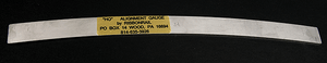Ribbonrail ~ HO Scale ~ 10" Track Alignment Gauges ~ Curved ~ 34" Radius ~ 170-1034