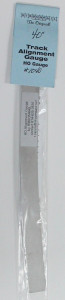 Ribbonrail ~ HO Scale ~ 10" Track Alignment Gauge ~ Curved ~ 40" Radius ~ 170-1040