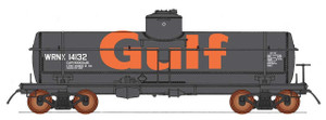 Intermountain ~ HO Scale ~ ACF Type 27 Riveted Tank Car ~ Gulf Oil WRNX #14120 ~ 46320-08