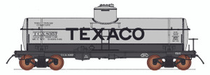 Intermountain ~ HO Scale ~ ACF Type 27 Riveted Tank Car ~ Texaco TCX #8483 ~ 46328-16