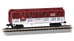 Bachmann ~ N Scale ~ 40' Stock Car ~ Canadian National #175019 ~ 71564