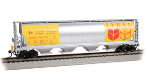 Bachmann ~ HO Scale ~ Cylindrical Grain Hopper with FRED ~ Government of Canada CNWX #108175 ~ 73807