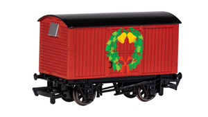 Bachmann ~ HO Scale ~ 12 Ton Van ~ Christmas Wreath ~ 77415