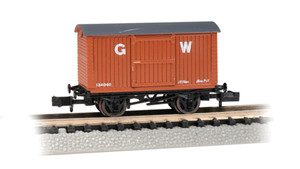 Bachmann ~ N Scale ~ Box Van ~ Great Western ~ 77088