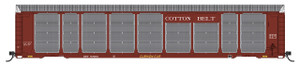 Intermountain ~ HO Scale ~ Tri-Level Auto Rack ~ Cotton Belt #80695 ~ 482104-02
