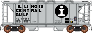 Intermountain ~ HO Scale ~ 1958 Cu. Ft. Covered Hopper ~ Illinois Central Gulf #700085 ~ 48692-03