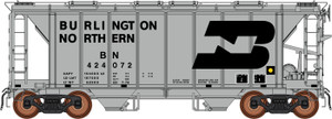 Intermountain ~ HO Scale ~ 1958 Cu. Ft. Covered Hopper ~ Burlington Northern #424072 ~ 48693-01