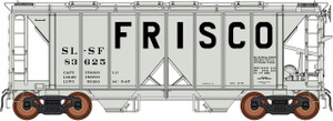 Intermountain ~ HO Scale ~ 1958 Cu. Ft. Covered Hopper ~ Frisco #83625 ~ 48695-02
