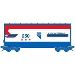 Micro Trains ~ N Scale ~ 40' Hy-Cube Boxcar ~ Freedom ~ Nevada Northern ~ 10100822