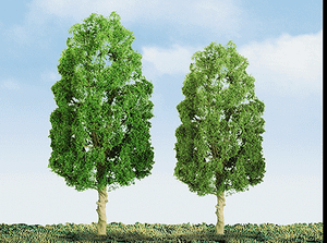 JTT Scenery Products ~ Sycamore Trees ~ 3" / 7.6cm Tall ~ 3 Pieces ~ 94318