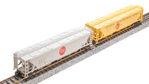 Broadway Limited ~ N Scale ~ H32 5-Bay Covered Hopper ~ Atlantic Sugar ~ 2-pack ~ 7264