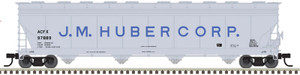 Atlas ~ HO Scale ~ ACF 5701 Centerflow Plastics Hopper ~ J.M. Huber Corp. ACFX #97889 ~ 20006741