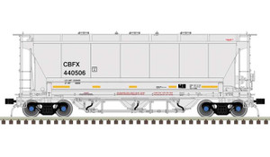 Atlas ~ N Scale ~ Master Plus ~ Trinity 3230 Pressure Differential PD Covered Hopper ~ CIT Group CBFX #440512 ~ 50006226