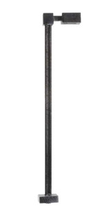 Atlas ~ HO Scale ~ Single-Arm Square Light ~ 3-Pack ~ Black ~ Cool White LED ~ 70000204
