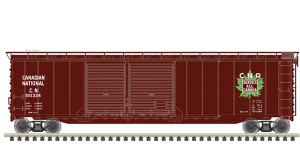 Atlas ~ HO Scale ~ Master ~ Postwar 50' Double-Door Boxcar ~ Canadian National #551321 ~ 20006570