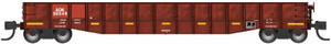 Bluford Shops ~ N Scale ~ 52'6" 15-Panel Mill Gondola ~ Heavily Dented ~ Arkansas-Oklahoma Railroad #AOK 30043 ~ 52207