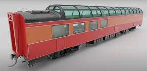 Rapido ~ HO Scale ~ Dome-Lounge w/Fluted Sides ~ Southern Pacific #3605 ~ 175002