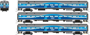 Rapido ~ N Scale ~ Comet Car ~ AMT Montreal Set #1 ~ Cab Car and 2 Coaches ~ 528051