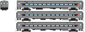 Rapido ~ N Scale ~ Comet Car ~ NJ Transit Set #1 ~ Cab Car and 2 Coaches ~ 528067