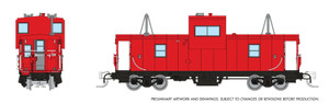 Rapido ~ N Scale ~ Angus Shops Wide Vision Caboose ~ Unlettered ~ 510099