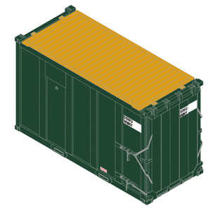 Atlas ~ N Scale ~ Trainman ~ 20' MSW Container Set ~ USWX #00440, #00234, #00322, #02039 ~ 50007070