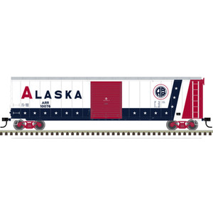 Atlas ~ HO Scale ~ Master ~ Postwar 50' Single-Door Boxcar ~ Alaska Railroad #10076 ~ 20008143