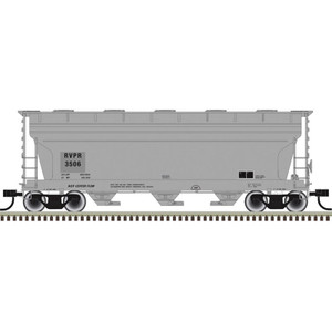 Atlas ~ HO Scale ~ Trainman ~ ACF 3560 Center-Flow Covered Hopper ~ Riverport Railroad RVPR #3591 ~ 20008111