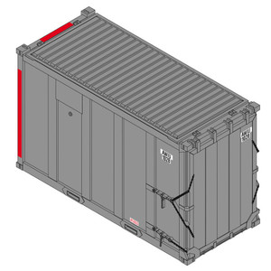 Atlas ~ HO Scale ~ Trainman ~ 20' High-Cube MSW Trash Container 4-Pack ~ Sajo Transport AWIU #1028, #1292, #1333, #1396 ~ 20007750