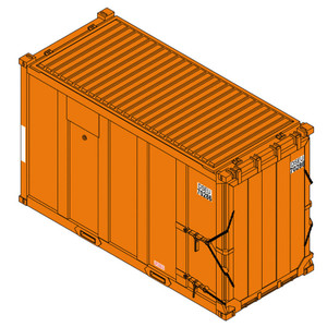 Atlas ~ HO Scale ~ Trainman ~ 20' High-Cube MSW Trash Container 4-Pack ~ DSEU #70286, #70355, #70462, #70804 ~ 20007752