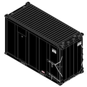 Atlas ~ HO Scale ~ Trainman ~ 20' High-Cube MSW Trash Container 4-Pack ~ NWSX #1011, #1114, #1154, #1218 ~ 20007756