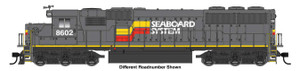 WalthersMainline ~ HO Scale ~ EMD SD50 ~ Seaboard System #8618 ~ Standard DC ~ 910-10387
