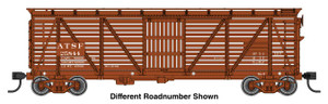 Walthers Mainline ~ HO Scale ~ 40' Wood Stock Car with Dreadnaught Ends ~ Santa Fe #27164 ~ 910-41504