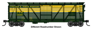 Walthers Mainline ~ HO Scale ~ 40' Wood Stock Car with Dreadnaught Ends ~ Chicago & North Western #14382 ~ 910-41510