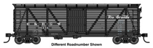 Walthers Mainline ~ HO Scale ~ 40' Wood Stock Car with Dreadnaught Ends ~ Denver & Rio Grande Western #36474D ~ 910-41513