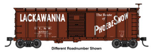 Walthers Mainline ~ HO Scale ~ 40' Steel Boxcar with Murphy Ends ~ Delaware, Lackawanna & Western #47805 ~ 910-41052