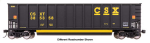 Walthers Mainline ~ HO Scale ~ 50' Bethgon Coalporter Gondola ~ CSX #379884 ~ 910-57204