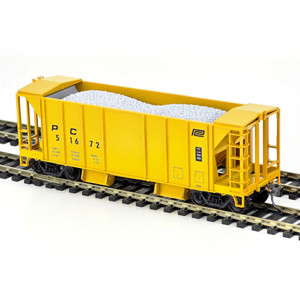Bowser ~ HO Scale ~ 70 Ton 2 Bay Ballast Car Kit ~ Penn Central #51672 ~ 31725