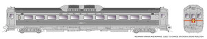 Rapido ~ HO Scale ~ Budd RDC-1 + RDC-1 ~ Atchison, Topeka & Santa Fe AT&SF #DC-191 + #DC-192 ~ DC/DCC/Sound ~ 16801