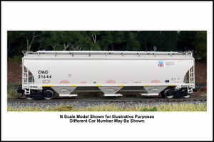 Intermountain ~ HO Scale ~ Trinity 5161 Cu. Ft. Hopper ~ Union Pacific/CMO #21233 ~ 472135-06