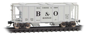 Micro Trains ~ N Scale ~ Baltimore & Ohio #631513 ~ Covered Hopper ~ 09500041