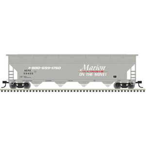 Atlas ~ N Scale ~ Trainman ~ ACF 5250 4-Bay Covered Hopper ~ ACFX #58401 ~ 50007112