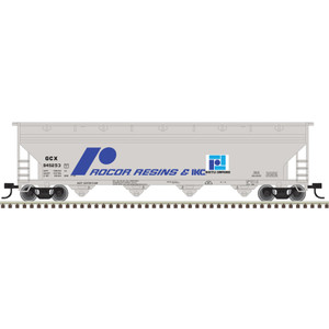 Atlas ~ N Scale ~ Trainman ~ ACF 5250 4-Bay Covered Hopper ~ Rocor Resins #945265 ~ 50007118