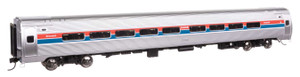 WalthersProto ~ HO Scale ~ Lighted ~ 85' Amfleet I 84-Seat Coach ~ Amtrak ~ Phase II ~ 920-12210