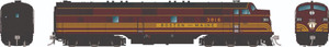 Rapido ~ HO Scale ~ EMD E7A ~ Boston & Maine #3820 ~ DC Silent ~ 29007