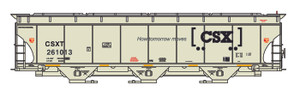 Intermountain ~ N Scale ~ Trinity 5161 Cubic Foot Hopper ~ CSX #261013 ~ 67261-01