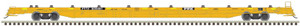 Atlas ~ HO Scale ~ ACF 89' F89-J Flatcar with Deck Risers ~ TTX PTTX #600963 ~ 20006115