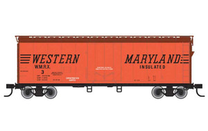 Atlas ~ HO Scale ~ Trainman ~ 40' Plug-Door Boxcar ~ Western Maryland WMRX #15 ~ 20006138