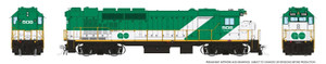 Rapido ~ HO Scale ~ GP40TC ~ GO Transit #504 ~ DC Silent ~ 34008