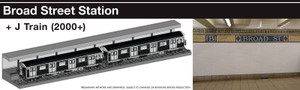 Rapido ~ HO Scale ~ NYC Subway Lighted Display Set ~ Broad Street Station + J Train ~ 209899